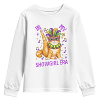 Mardi Gras Cat Youth Sweatshirt In My Showgirl Era