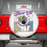 Cute Mardi Gras Cat Spare Tire Cover The Life Of The Showgirl