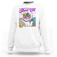 Cute Mardi Gras Cat Sweatshirt The Life Of The Showgirl