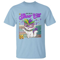 Cute Mardi Gras Cat T Shirt The Life Of The Showgirl