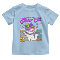 Cute Mardi Gras Cat Toddler T Shirt The Life Of The Showgirl