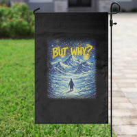 But Why Penguin Garden Flag Starry Night Van Gogh Nihilist Penguin Hiking