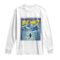 But Why Penguin Long Sleeve Shirt Starry Night Van Gogh Nihilist Penguin Hiking