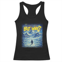 But Why Penguin Racerback Tank Top Starry Night Van Gogh Nihilist Penguin Hiking