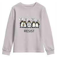 Penguins Resist Youth Sweatshirt Nihilist Penguin Anti-Government Meme