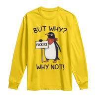 Fck ICE Long Sleeve Shirt Nihilist Penguin Anti-Government Meme
