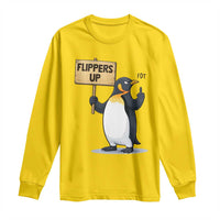 Penguins Resist Long Sleeve Shirt Flippers Up Protest