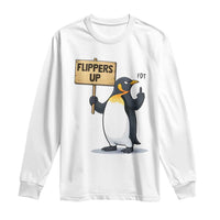 Penguins Resist Long Sleeve Shirt Flippers Up Protest