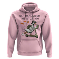 Funny Goose Support Freedom Meme Hoodie Off To Monitor The Situation