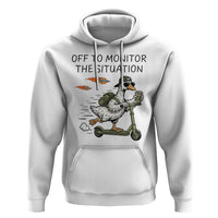 Funny Goose Support Freedom Meme Hoodie Off To Monitor The Situation