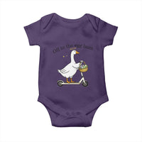 Off To The Egg Hunt Baby Onesie Funny Easter Goose