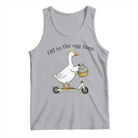 Off To The Egg Hunt Tank Top Funny Easter Goose