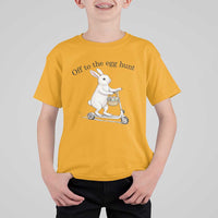 Off To The Egg Hunt T Shirt For Kid Funny Easter Bunny