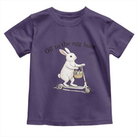 Off To The Egg Hunt Toddler T Shirt Funny Easter Bunny