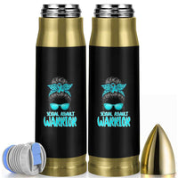 Sexual Assault Awareness Messy Bun Support Survivors Bullet Tumbler
