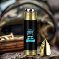 Sexual Assault Awareness Messy Bun Support Survivors Bullet Tumbler