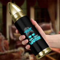 Sexual Assault Awareness Messy Bun Support Survivors Bullet Tumbler