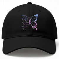 Blessed to Be Called Mom Grandma Great Grandma Baseball Cap Mama Butterfly Mother's Day Gift