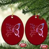 Blessed to Be Called Mom Grandma Great Grandma Ceramic Ornament Mama Butterfly Mother's Day Gift
