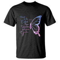 Blessed to Be Called Mom Grandma Great Grandma T Shirt Mama Butterfly Mother's Day Gift