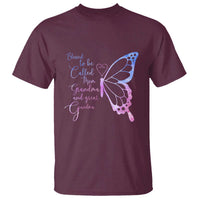 Blessed to Be Called Mom Grandma Great Grandma T Shirt Mama Butterfly Mother's Day Gift