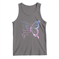 Blessed to Be Called Mom Grandma Great Grandma Tank Top Mama Butterfly Mother's Day Gift