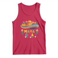 Mama Cita Tank Top Cinco De Mayo Mexican Mom Flower Sombrero