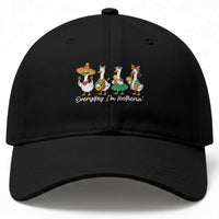 Everyday I'm Motherin Baseball Cap Cinco De Mayo Silly Goose Fiesta