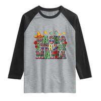 Nacho Average Mama Raglan Shirt Mexican Mama Cinco De Mayo Fiesta Mother's Day Gift
