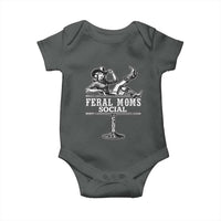Feral Moms Social Club Baby Onesie Western Cowgirl Mom Mother’s Day Gift