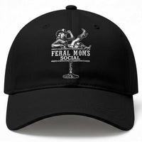 Feral Moms Social Club Baseball Cap Western Cowgirl Mom Mother’s Day Gift