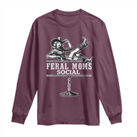 Feral Moms Social Club Long Sleeve Shirt Western Cowgirl Mom Mother’s Day Gift