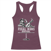 Feral Moms Social Club Racerback Tank Top Western Cowgirl Mom Mother’s Day Gift