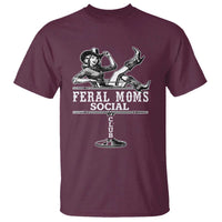 Feral Moms Social Club T Shirt Western Cowgirl Mom Mother’s Day Gift