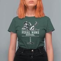 Feral Moms Social Club T Shirt For Women Western Cowgirl Mom Mother’s Day Gift