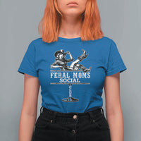 Feral Moms Social Club T Shirt For Women Western Cowgirl Mom Mother’s Day Gift