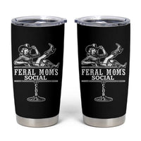 Feral Moms Social Club Tumbler Cup Western Cowgirl Mom Mother’s Day Gift