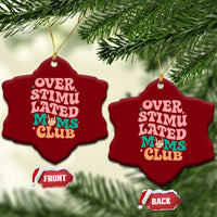 Overstimulated Moms Club Ceramic Ornament Funny Mom Life Mother Day Gift