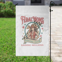 Feral Moms Social Club Garden Flag Western Cowgirl Mom Mother’s Day