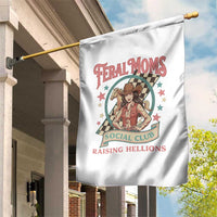 Feral Moms Social Club Garden Flag Western Cowgirl Mom Mother’s Day