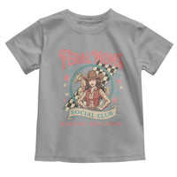 Feral Moms Social Club Toddler T Shirt Western Cowgirl Mom Mother’s Day