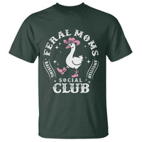 Feral Moms Raising Hellions Social Club T Shirt Funny Goose Pink Cowgirl Boots Hat