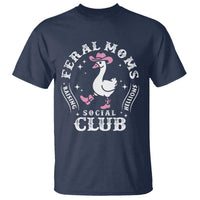 Feral Moms Raising Hellions Social Club T Shirt Funny Goose Pink Cowgirl Boots Hat