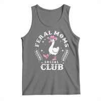 Feral Moms Raising Hellions Social Club Tank Top Funny Goose Pink Cowgirl Boots Hat