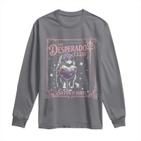 The Desperado Club Sign Sci-Fi Book Long Sleeve Shirt Vintage Princess Cat Book Lover