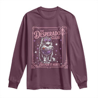The Desperado Club Sign Sci-Fi Book Long Sleeve Shirt Vintage Princess Cat Book Lover