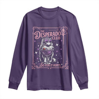 The Desperado Club Sign Sci-Fi Book Long Sleeve Shirt Vintage Princess Cat Book Lover