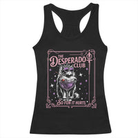 The Desperado Club Sign Sci-Fi Book Racerback Tank Top Vintage Princess Cat Book Lover
