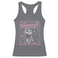 The Desperado Club Sign Sci-Fi Book Racerback Tank Top Vintage Princess Cat Book Lover
