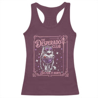 The Desperado Club Sign Sci-Fi Book Racerback Tank Top Vintage Princess Cat Book Lover